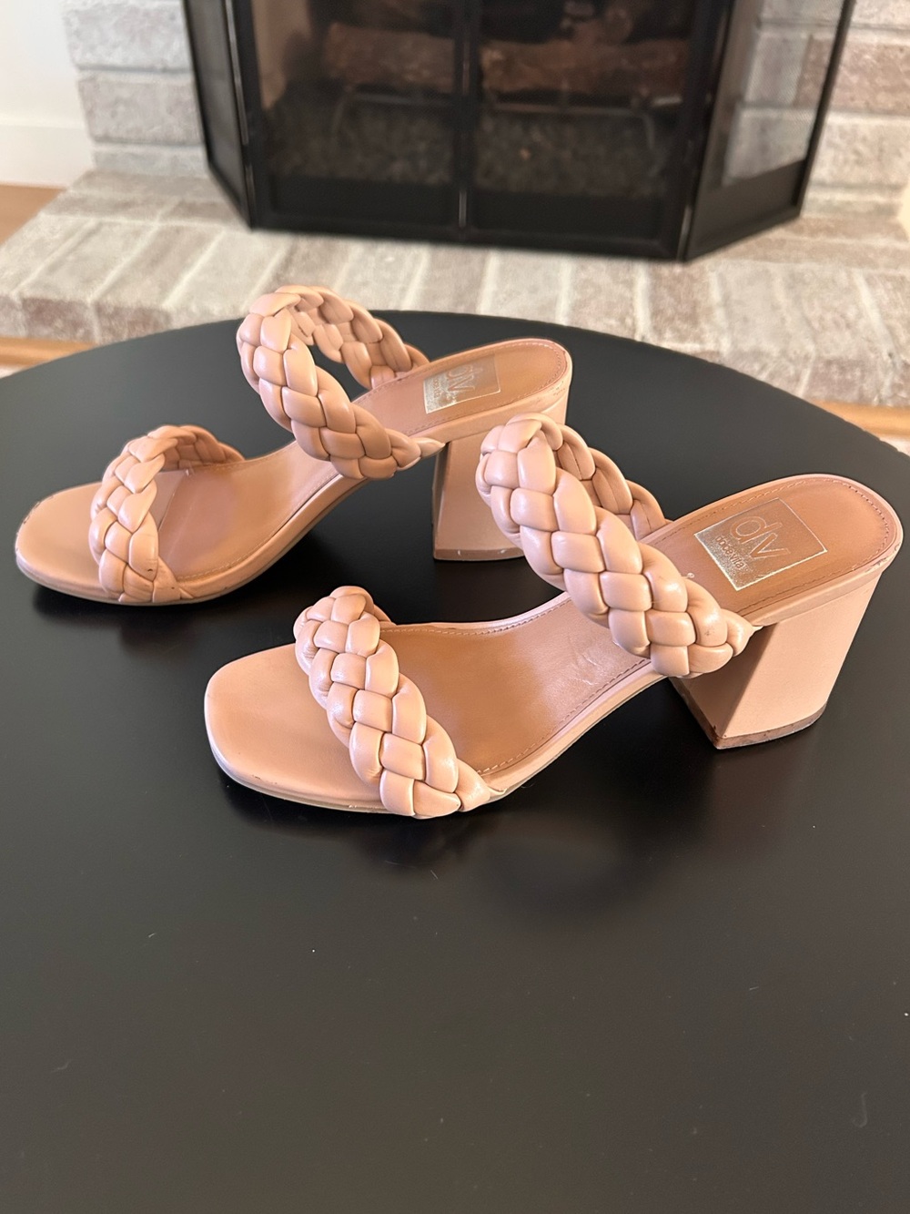 Dolce Vita Braided Double Strap Heel sandal size 7